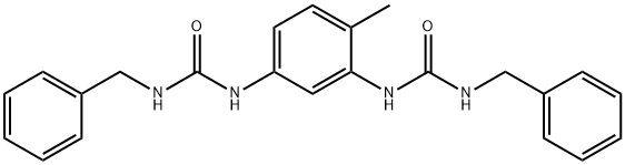 1,1'-(4-METHYL-1,3-PHENYLENE)BIS(3-BENZYLUREA) Struktur