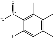 1-Fluoro-3,4,5-trimethyl-2-nitrobenzene Struktur