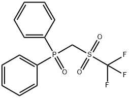 Diphenyl((phenylthio)methyl)phosphine oxide Struktur