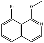 8-Bromo-1-methoxyisoquinoline Struktur