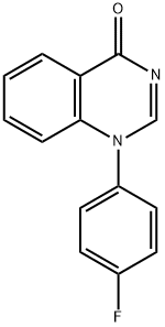 1-(4-Fluorophenyl)quinazolin-4(1H)-one Struktur