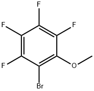 1-Bromo-2,3,4,5-tetrafluoro-6-methoxybenzene Struktur