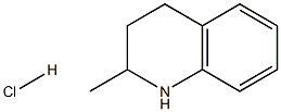 2-Methyl-1,2,3,4-tetrahydroquinoline hydrochloride Struktur