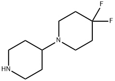 4,4-difluoro-1,4'-bipiperidine Struktur