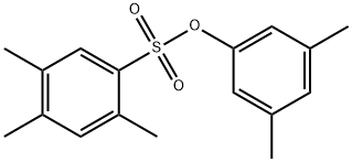 3,5-dimethylphenyl 2,4,5-trimethylbenzenesulfonate Struktur