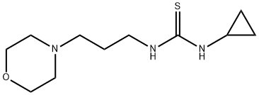 1-cyclopropyl-3-[3-(morpholin-4-yl)propyl]thiourea Struktur