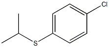 Benzene, 1-chloro-4-[(1-methylethyl)thio]- Struktur