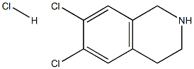 6,7-Dichloro-1,2,3,4-tetrahydro-isoquinoline hydrochloride Struktur