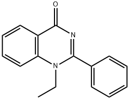 1-Ethyl-2-phenylquinazolin-4(1H)-one Struktur