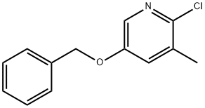 5-(Benzyloxy)-2-chloro-3-methylpyridine Struktur