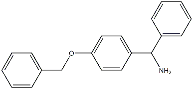 (4-(Benzyloxy)phenyl)(phenyl)methanamine Struktur