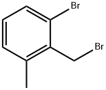 1-Bromo-2-bromomethyl-3-methyl-benzene Struktur