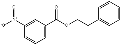 2-phenylethyl 3-nitrobenzoate Struktur