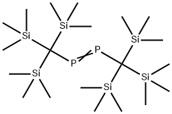 tris(trimethylsilyl)methyl-[tris(trimethylsilyl)methylphosphanylidene]phosphane Struktur