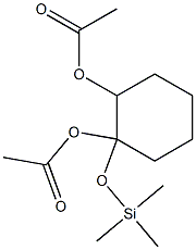 1,2-Cyclohexanediol, 1-[(trimethylsilyl)oxy]-, diacetate