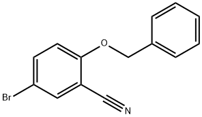 2-(benzyloxy)-5-bromobenzonitrile Struktur