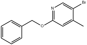 2-(Benzyloxy)-5-bromo-4-methylpyridine Struktur