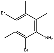 2,4-Dibromo-3,5,6-trimethylaniline Struktur