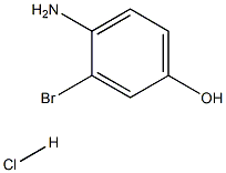 4-Amino-3-bromo-phenol hydrochloride Struktur