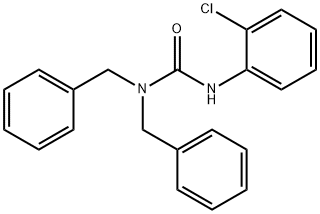 3-(2-CHLOROPHENYL)-1,1-DIBENZYLUREA Structure