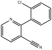 2-(2-Chlorophenyl)nicotinonitrile Struktur