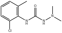 4-(2-CHLORO-6-METHYLPHENYL)-1,1-DIMETHYLSEMICARBAZIDE Struktur