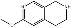 1,2,3,4-tetrahydro-6-methoxy-2,7-Naphthyridine Struktur