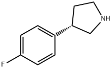 (3S)-3-(4-Fluorophenyl)pyrrolidine Struktur