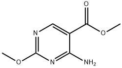 Methyl 4-amino-2-methoxypyrimidine-5-carboxylate Struktur