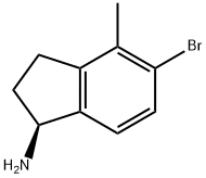 (1S)-5-BROMO-4-METHYLINDANYLAMINE Struktur