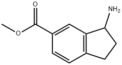 METHYL 3-AMINO-2,3-DIHYDRO-1H-INDENE-5-CARBOXYLATE Struktur