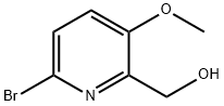 6-bromo-3-methoxy-2-Pyridinemethanol Struktur