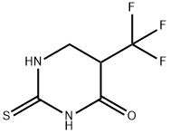 Tetrahydro-2-thioxo-5-(trifluoromethyl)-4(1H)-pyrimidinone Struktur