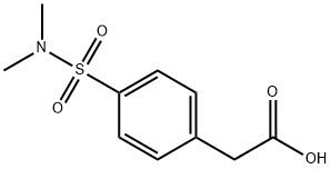 2-(4-(N,N-dimethylsulfamoyl)phenyl)acetic acid Struktur