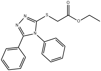 ethyl 2-((4,5-diphenyl-4H-1,2,4-triazol-3-yl)thio)acetate