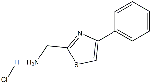 4-Phenyl-thiazol-2-yl-methylamine hydrochloride Struktur