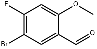 5-Bromo-4-fluoro-2-methoxy-benzaldehyde Struktur