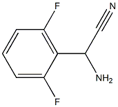 2-amino-2-(2,6-difluorophenyl)acetonitrile Struktur