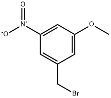 1-(Bromomethyl)-3-Methoxy-5-Nitrobenzene Struktur