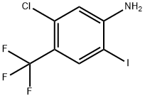 5-Chloro-2-iodo-4-trifluoromethyl-phenylamine Struktur