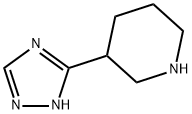 3-(1H-1,2,4-triazol-5-yl)Piperidine Struktur