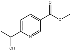 Methyl 6-(1-hydroxyethyl)nicotinate Struktur