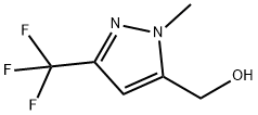 (1-Methyl-3-trifluoromethyl-1H-pyrazol-5-yl)-methanol Struktur