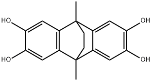 9,10-dimethyl-9,10-dihydro-9,10-ethanoanthracene-2,3,6,7-tetraol Struktur