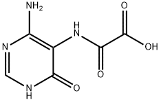 4-Amino-6-oxo-1,6-dihydropyrimidin-5-yl 2-amino-2-oxoacetate Struktur