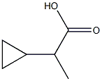 2-Cyclopropyl-propionic acid Struktur