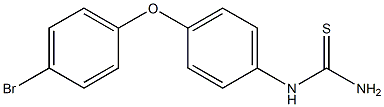 1-(4-(4-Bromophenoxy)phenyl)thiourea Struktur