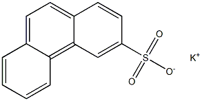 3-PHENANTHRENESULFONIC ACID, POTASSIUM SALT Struktur