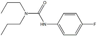 1,1-DIPROPYL-3-(4-FLUOROPHENYL)UREA Struktur