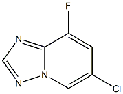 6-Chloro-8-fluoro-[1,2,4]triazolo[1,5-a]pyridine Struktur